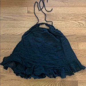 Classic black tank top